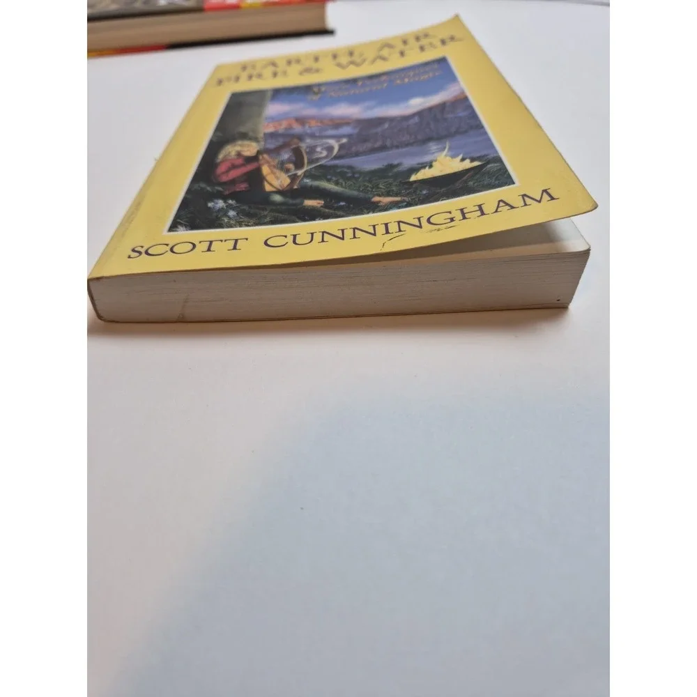 Vintage First Edition Earth, Air, Fire and Water by Scott Cunningham 1998